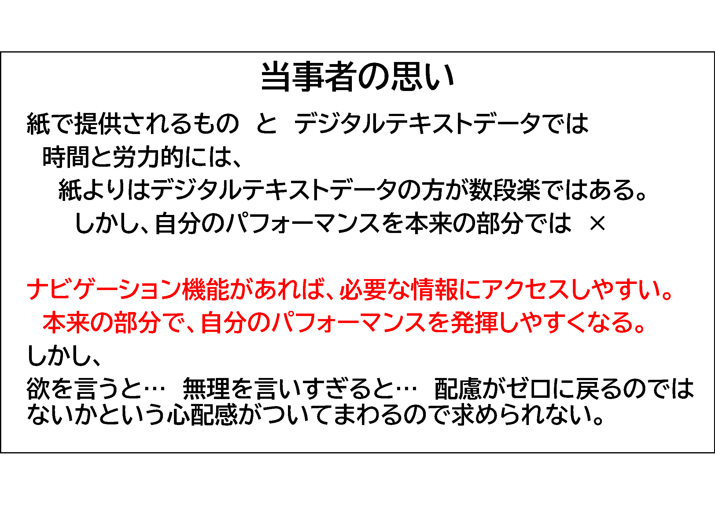 下記に筆記した内容の通り